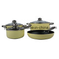 7PCS alumínio não-Stick Coating Cookware Set